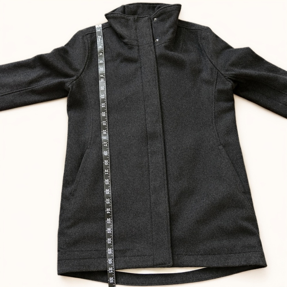 Pendleton Wool Coat Small Charcoal Lined Jacket F… - image 7